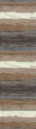 Superlana Klasik Batik (Alize) 3160 беж-белый, пряжа 100г