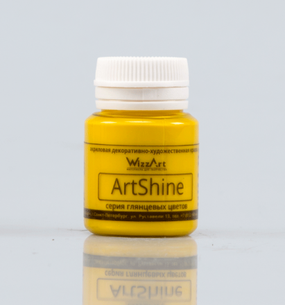WG10.20 желтый лимон ArtShine краска акриловая 20 мл