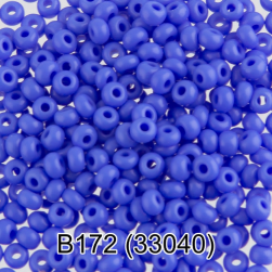 33040 (B172) голубой круглый бисер Preciosa 5г