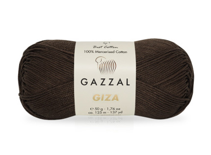 Giza (Gazzal) 2486 т.коричневый, пряжа 50г