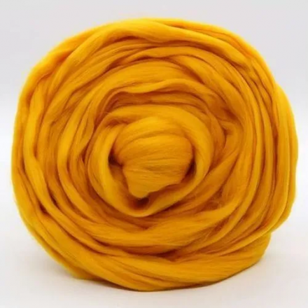 12 желток, ТКФ тонкая мериносовая шерсть для валяния 50г