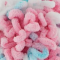 Puffy Fine Color (Alize) 6377 розовый-белый-голубой, пряжа 100г