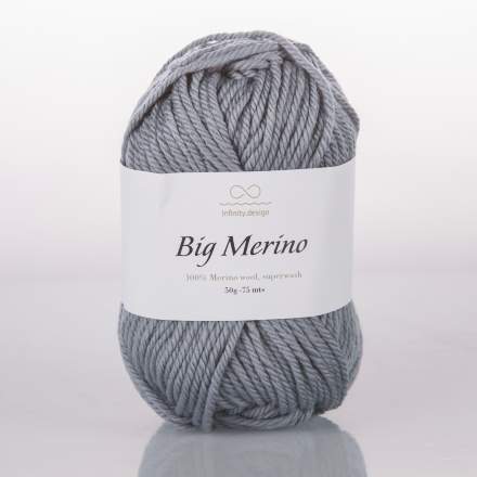 Big Merino (Infinity) 7251 серо-голубой, пряжа 50г