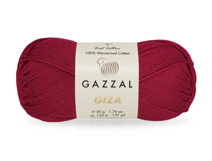 Giza (Gazzal) 2487 вишневый, пряжа 50г