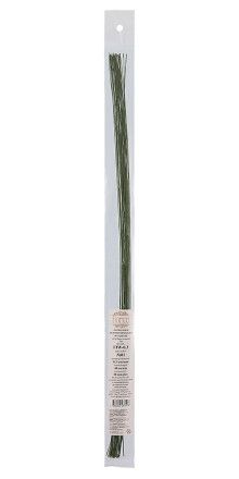 FIW-0.3 01 зеленая проволока флористическая в оплётке 0.3мм  40х5х30 шт.