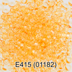 01182 (E415) св.оранжевый гелевый бисер,5г