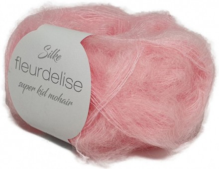 Fleurdelise (Silke) 333 нежно розовый, пряжа 25г