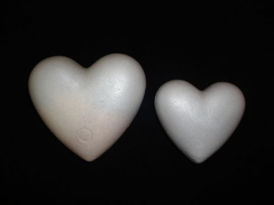 Контурное сердце из пенопласта Santi, 18 см