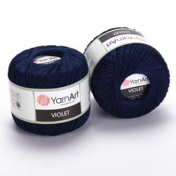 Violet (Yarnart) 0066 т.синий, пряжа 50г