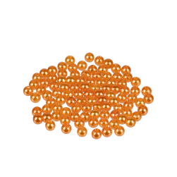PB 05 оранжевый, бусины пластиковые 4мм 100шт ± 5