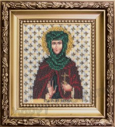 Б-1098 &quot;Икона святой мученице Евгении&quot; набор для вышивания бисером