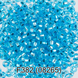 08265 (F382) голубой круглый бисер Preciosa 5г