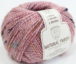 Natural Tweed (Valeria di Roma) 030 розовый, пряжа 50г
