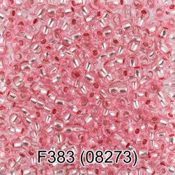 08273 (F383) св.розовый круглый бисер Preciosa 5г