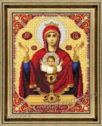 324 &quot;Икона Пресвятой Богородицы Неупивамая Чаша&quot; набор для вышивания крестом