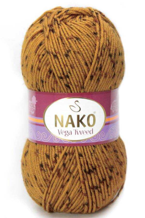 Vega Tweed (Nako) 31750 охра, пряжа 100г