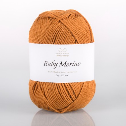 Baby Merino (Infinity) 2537 кирпичный, пряжа 50г