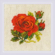 Предпросмотр схемы вышивки «Часы с розами» (№133868)