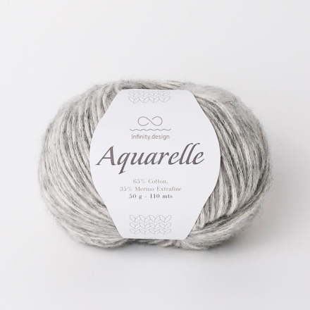 Aquarelle (Infinity) 1032 светлый серый, пряжа 50г