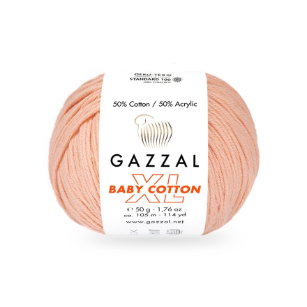 Baby Cotton XL (Gazzal) 3412 само, пряжа 50г