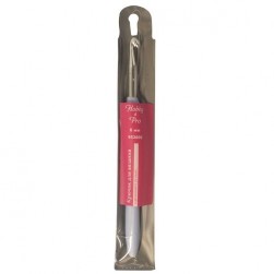 953600 Крючок для вязания с резиновой ручкой, 6 мм