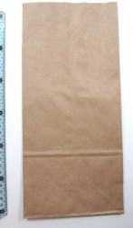 Пакет бумажный КРАФТ 152х94х320 корич.