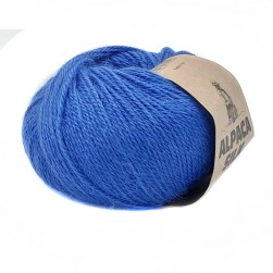 Alpaca Silk (Kutnor) 9240 яркий синий, пряжа 50г