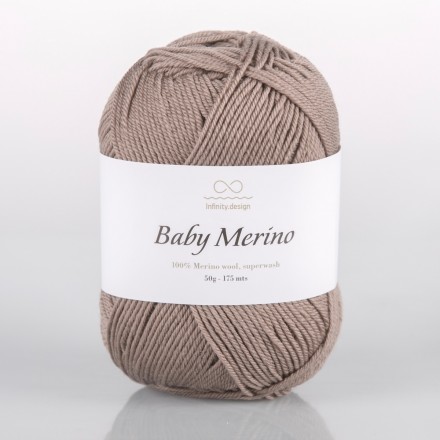Baby Merino (Infinity) 3161 светлый коричневый, пряжа 50г