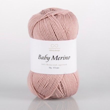 Baby Merino (Infinity) 4032 пудровый, пряжа 50г