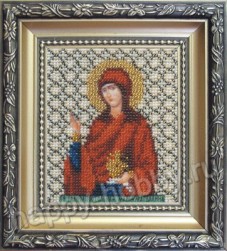 Б-1040 &quot;Икона святой равноапостольной Марии-Магдалины&quot; набор для вышивания бисером