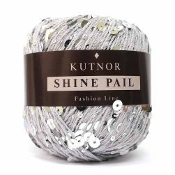 Shine Pail (Kutnor) 062 серебро, пряжа 50г