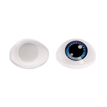 7337985 серо-голубые глаза для игрушек 11,6х15,5 см 10шт