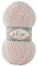 Softy Plus (Alize) 382 светлый бежевый, пряжа 100г