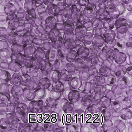 01122 (E328) фиолетовый гелевый бисер, 5г