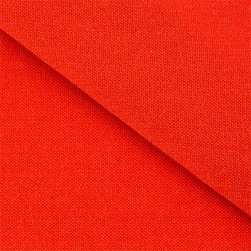 Хлопчатобумажная красно-коралловая ткань 140г/м3 50х55 см