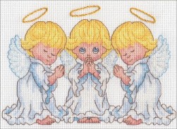 70-65167 &quot;Маленькие ангелы&quot; набор для вышивания крестиком
