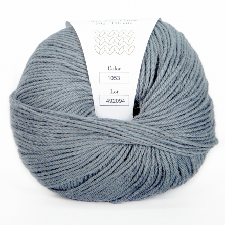 Cotton Alpaca (Infinity) 1053 темный серый, пряжа 50г
