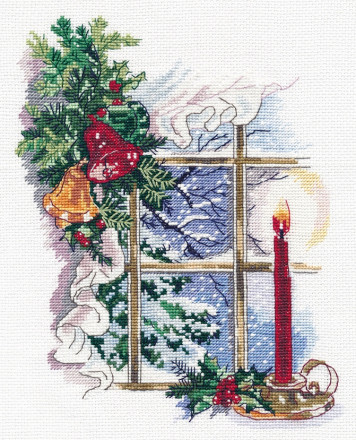 1358 &quot;Свет Рождества&quot; набор для вышивки крестом