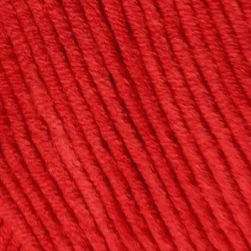 Jeans Plus (Yarnart) 64 красный, пряжа 100г
