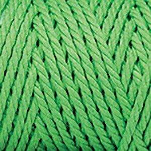 Macrame rope (Yarnart) 802 яр.зеленый, пряжа 250г