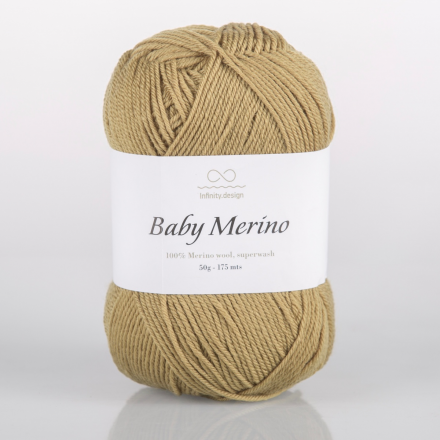 Baby Merino (Infinity) 9644 зеленый мох, пряжа 50г