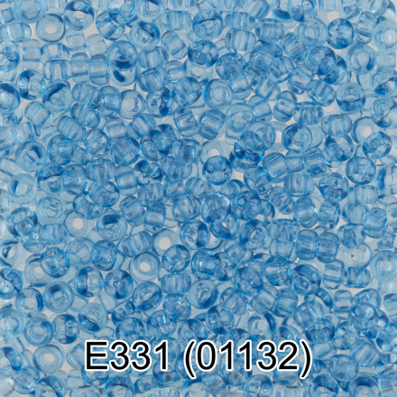 01132 (E331) св.синий круглый бисер Preciosa 5г