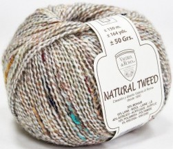 Natural Tweed (Valeria di Roma) 005 светло-бежевый, пряжа 50г