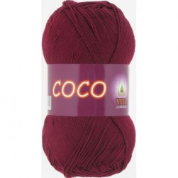 Coco (Vita) 4332 винный, пряжа 50г