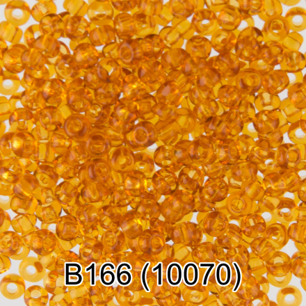 10070 (B166) янтарный круглый бисер Preciosa 5г
