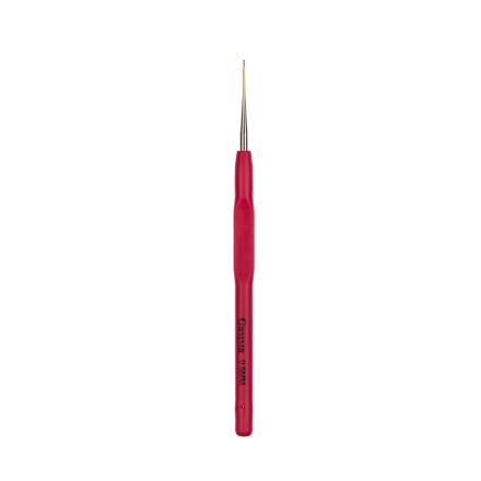 RCH №0,5 крючок для вязания стальной с прорезиненной ручкой 13см