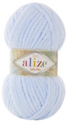 Softy Plus (Alize) 183 неж.голубой, пряжа 100г