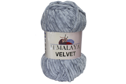 Velvet (Himalaya) 90051 светло-серый, пряжа 100г