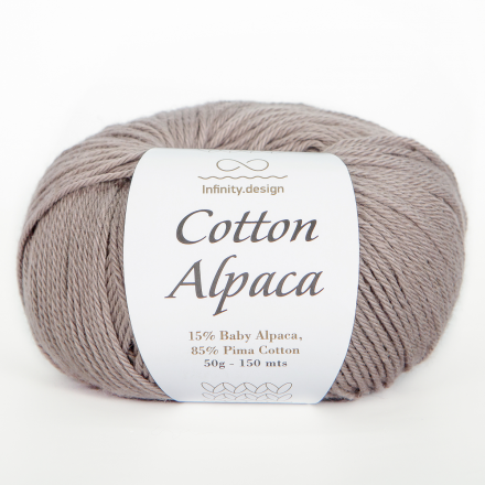 Cotton Alpaca (Infinity) 2652 темный беж, пряжа 50г
