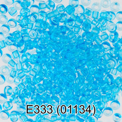 01134 (E333) бл.голубой круглый бисер Preciosa 5г